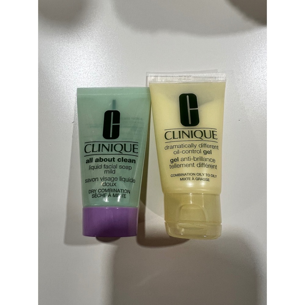 Clinique All About Clean Facial Soap Dramatically Different Oil Control Gel Set